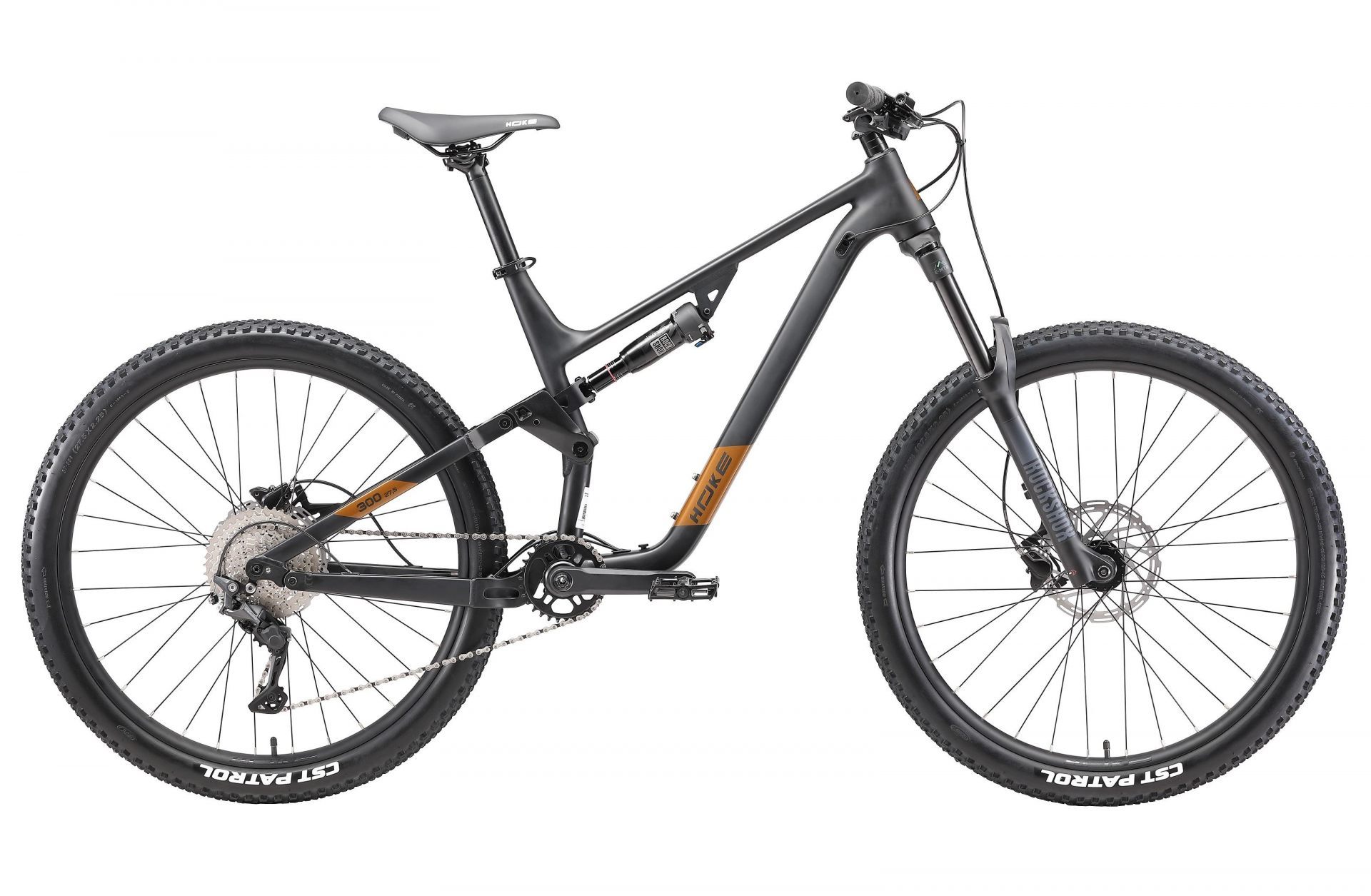 HOKE FS 300- 27,5 матовый чёрный-коричневый 